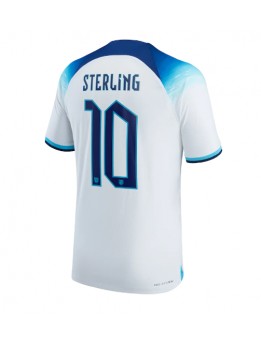 Moški Nogometna dresi replika Anglija Raheem Sterling #10 Domači SP 2022 Kratek rokav